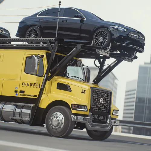 Truck illustration representing Tiger Auto Transport